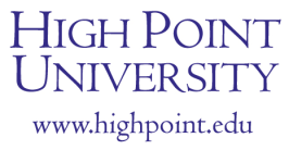 High Point University logo