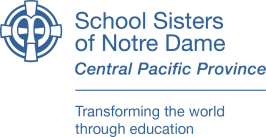 School Sisters Of Notre Dame Central Pacific Province